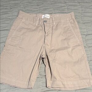 Duck Head Men's Beige Flat Front Shorts